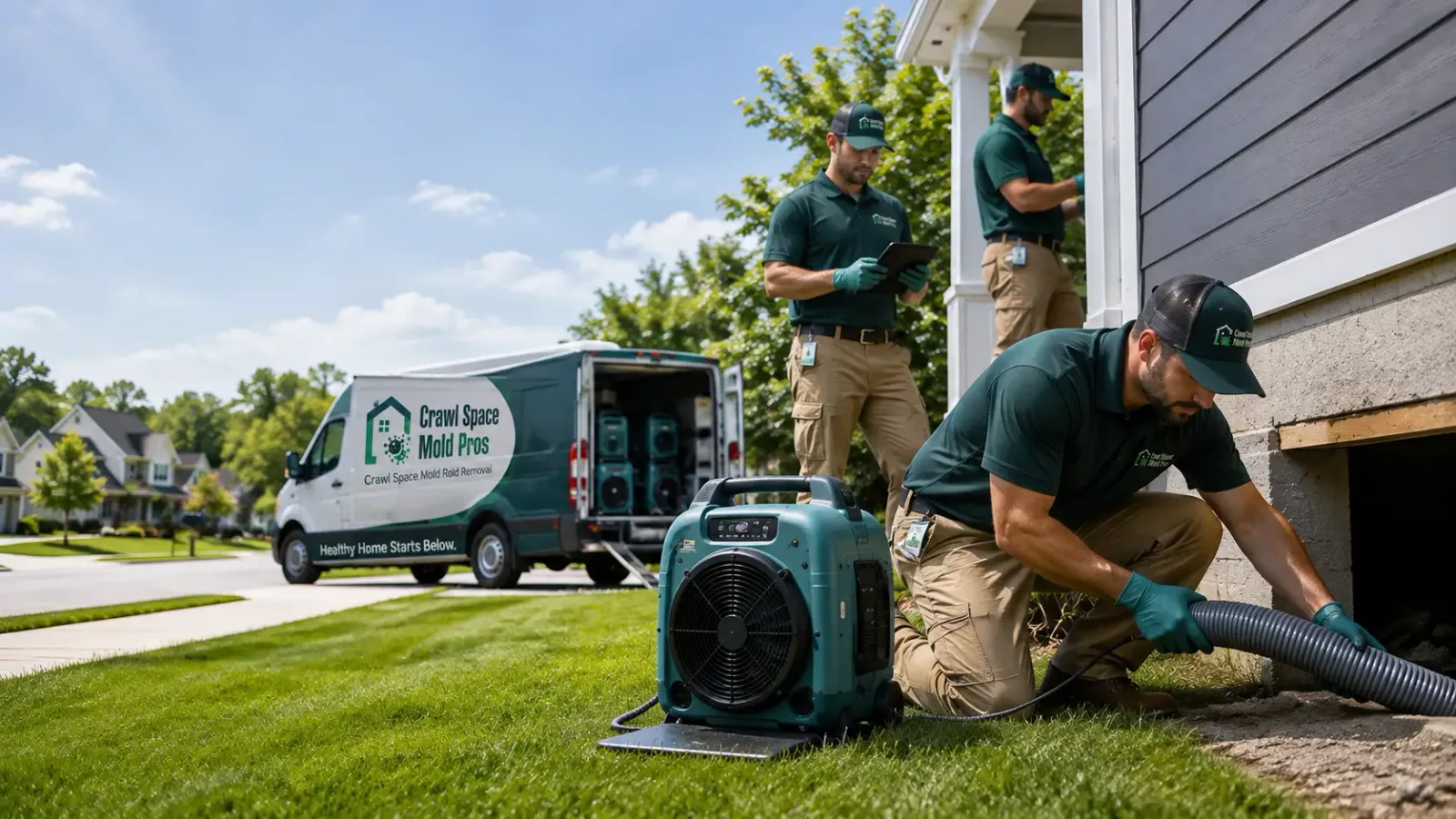 Crawl Space Mold Removal in Ashland, MA